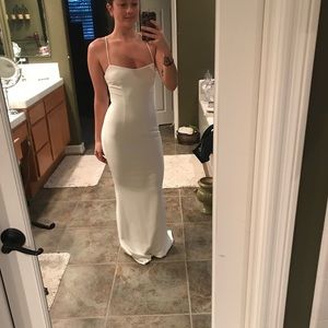 Katie May - Jean lace up dress - White Gown - Size 4